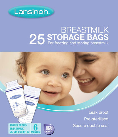 Image of Lansinoh Breastmilk Storage Bags 25pk