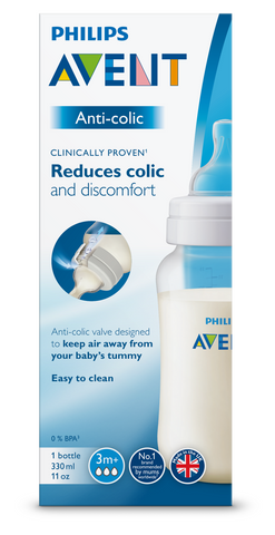 Image of Avent Anti Colic Bottle 3m+ 330ml