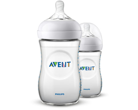 Image of Avent Natural Bottle 1m+ 260ml 2pk