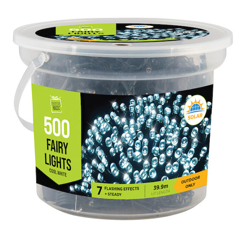 Image of Solar LED Fairy Lights 500