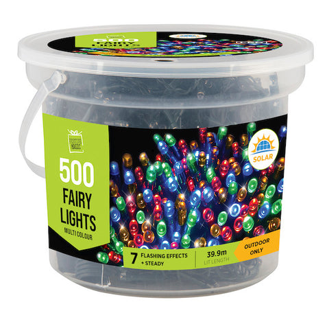 Image of Solar LED Fairy Lights 500