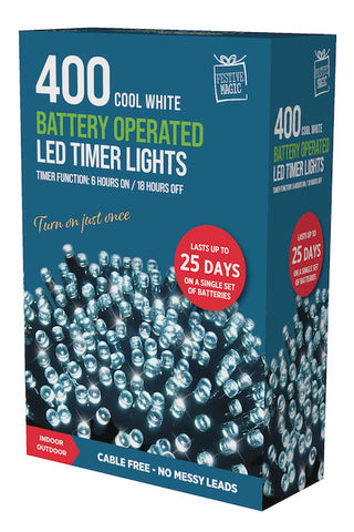 Image of Fairy Lights Battery Operated With Timer 400