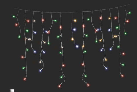 Image of Icicle Lights Battery Operated With Timer 200