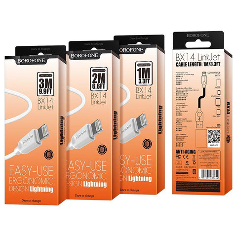 Image of Borofone iPhone Cable Lightning to USB