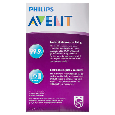 Image of Philips Avent Microwave Steam Steriliser