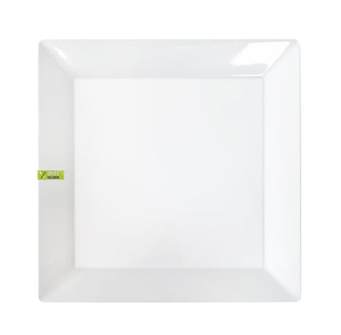 Image of Durmaz Melamine White Square Platter 40x40cm