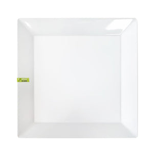 Durmaz Melamine White Square Platter 40x40cm