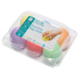 EC First Creations Easi-Grip Egg Chalk 6pk