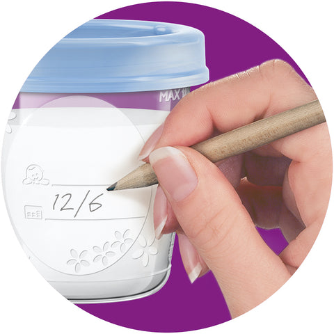 Image of Philips Avent Milk Storage Cups 180ml