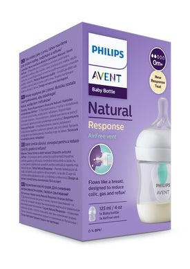 Avent Natural Response Bottle With AirFree Vent 125ml