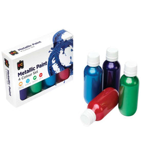 EC Acrylic Paint Metallic Set 4x100ml