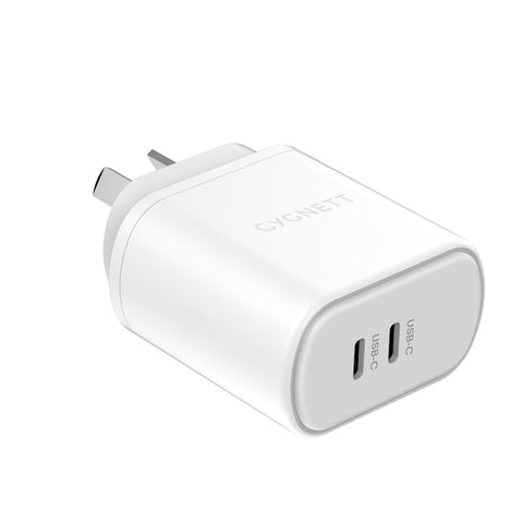 Image of Cygnett PowerPlus 35W PD Dual USC-C Wall Charger