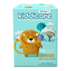 Kiddicare Deluxe Junior Nappies 48s Size 6