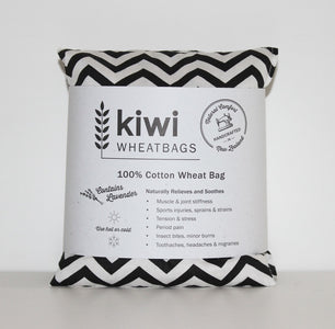 Kiwi Wheat Bag Cotton Zig Zag