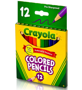 Crayola Colored Pencils Half Size 12pk