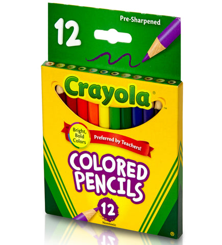 Image of Crayola Colored Pencils Half Size 12pk