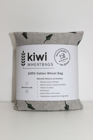 Image of Kiwi Wheat Bag Cotton Feathers