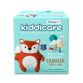 Kiddicare Deluxe Crawler Nappies 72s Size 3