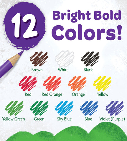 Image of Crayola Coloured Pencils Full Size 12pk
