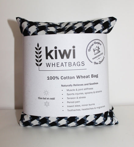 Image of Kiwi Wheat Bag Cotton Geometric