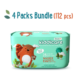 Kiddicare Deluxe Walker Nappy Pants 112s (4x28pk)