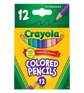 Crayola Colored Pencils Half Size 12pk