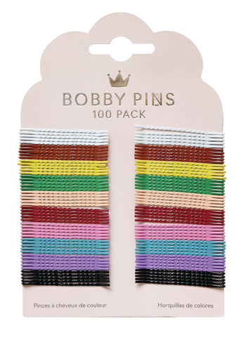 Bobby Pins Coloured 100pk