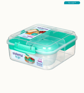 Sistema Bento Cube To Go With Yoghurt Pot 1.25L
