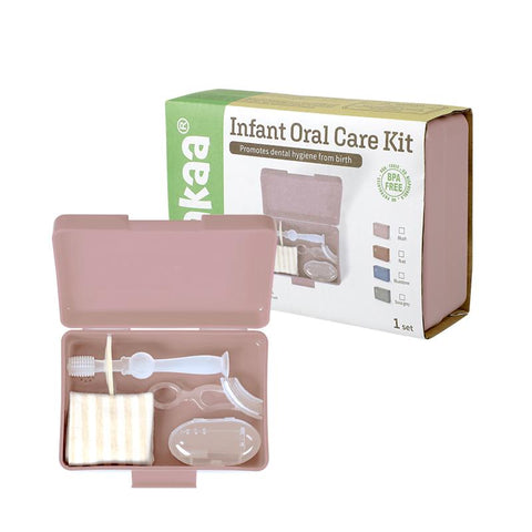 Image of Haakaa Infant Oral Care Kit Blush