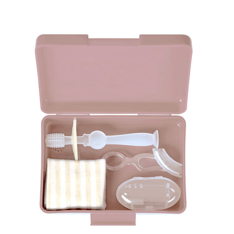 Image of Haakaa Infant Oral Care Kit Blush