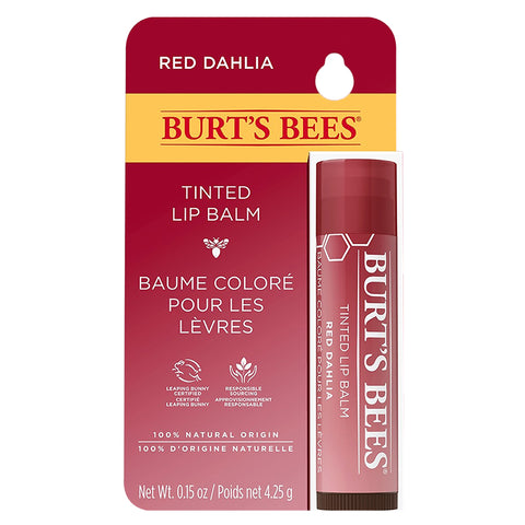Image of Burt's Bees Tinted Lip Balm Red Dahlia 4.25g