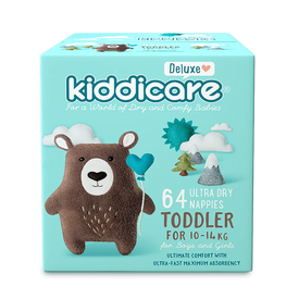 Kiddicare Deluxe Toddler Nappies 64s Size 4