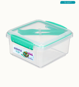 Sistema Lunch Plus To Go With Cutlery 1.2L