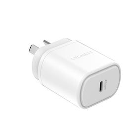 Cygnett PowerPlus 20W USB-C PD Wall Charger White