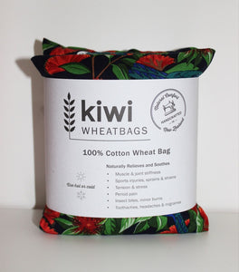Kiwi Wheat Bag Cotton Tui & Pohutukawa