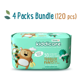 Kiddicare Deluxe Toddler Nappy Pants 120s (4x30pk)