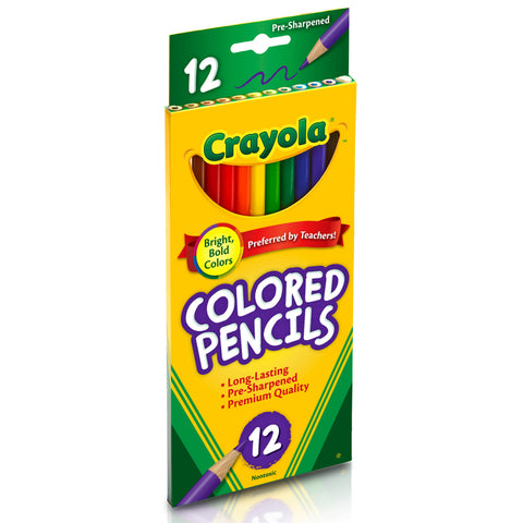 Image of Crayola Coloured Pencils Full Size 12pk