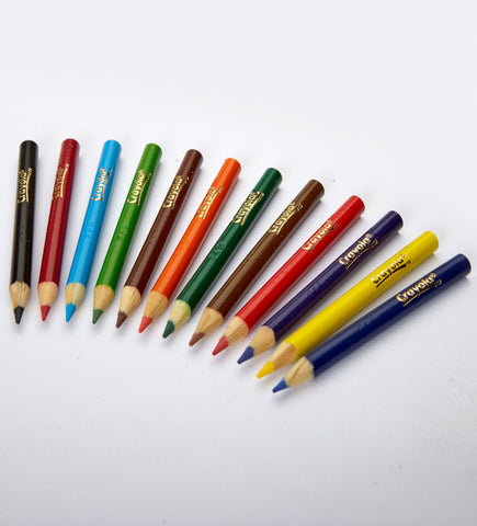 Image of Crayola Colored Pencils Half Size 12pk