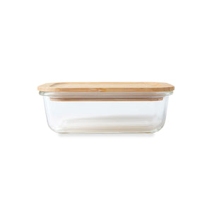 Effects Eco Glass Container With Bamboo Lid