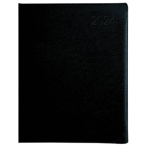 Collins Business Diary Day To Page Black Even Year 2024 (BD1081)