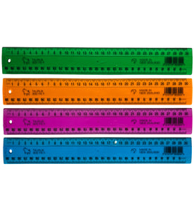 Taurus Ruler 300mm Fluoro Assorted
