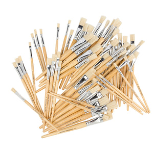 EC Paint Brushes Flat Hog Hair 60pk