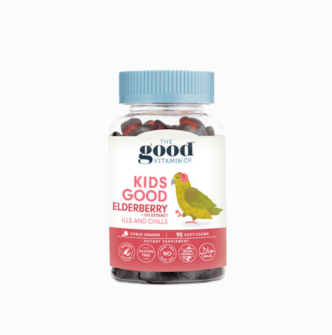 Image of The Good Vitamin Co Kids Elderberry + Ivy Extract + Immunity 90s