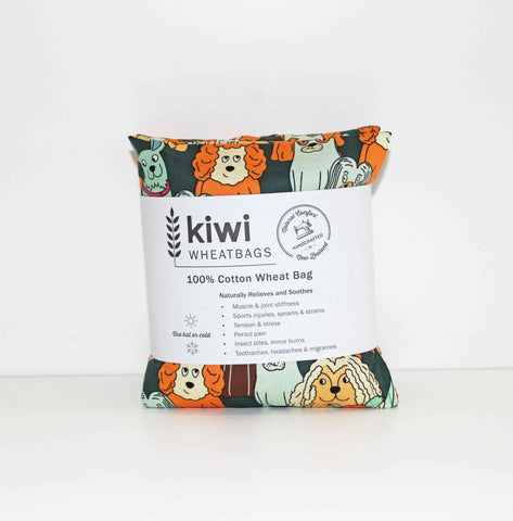 Image of Kiwi Wheat Bag Cotton Dogs