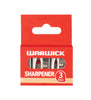 Warwick Pencil Sharpener Metal Multi 3pk