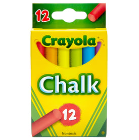 Crayola Chalk Coloured 12pk