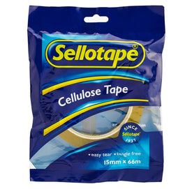 Sellotape 1105 Cellulose Tape 15mmx66m