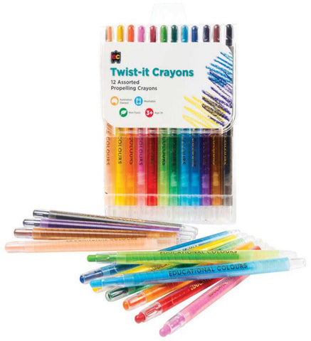 Image of EC Crayons Twist-It 12pk