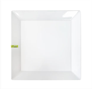 Durmaz Melamine White Square Platter 40x40cm