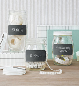 Avery Chalkboard Storage Labels A6 Rectangle 95x45mm 4 Sheets (12 Labels)